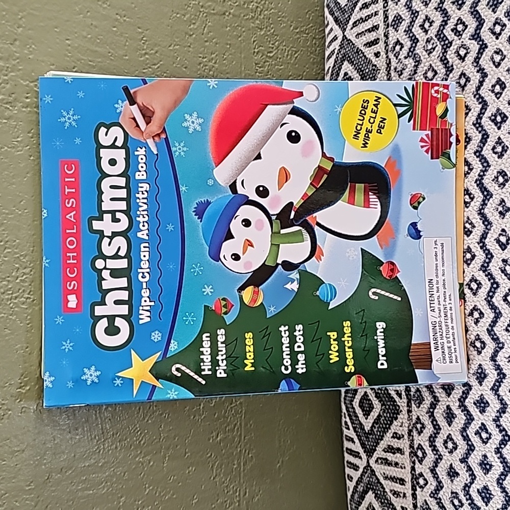 Scholastic wipe-clean activity book